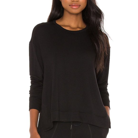 Alala Heron Mesh Back Sweatshirt in Black M - Picture 2 of 16